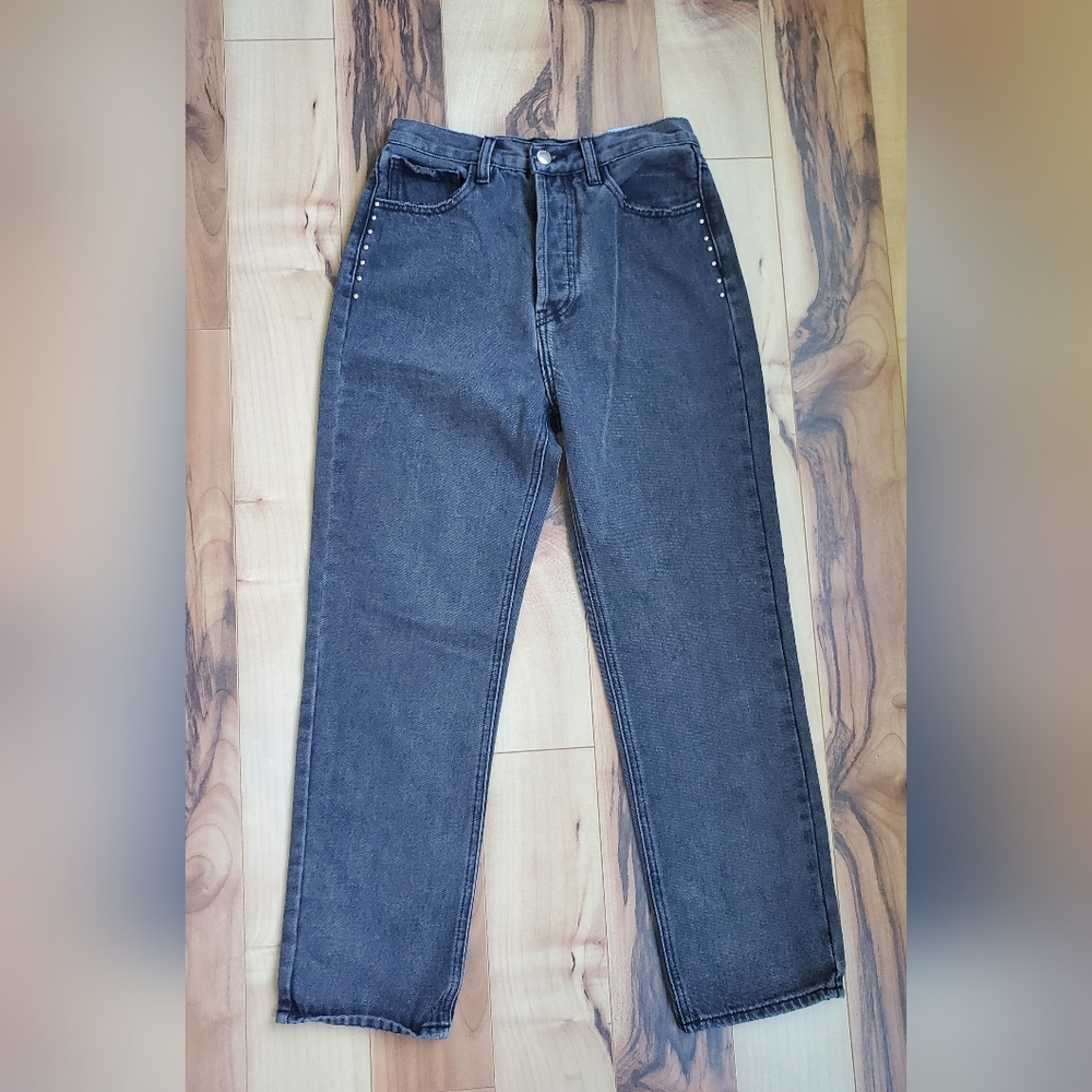 Kendall & Kylie Gray Straight Jeans